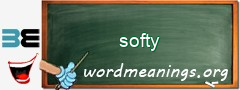 WordMeaning blackboard for softy